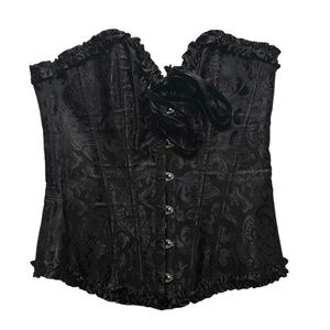 Amazon Black Floral Corset